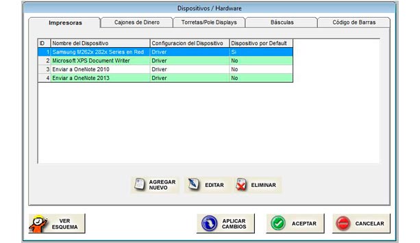 Configuracin de Impresoras y Dispositivos para Punto de Venta.